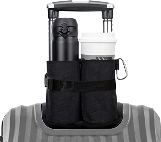  Cwokarb Luggage Cup Holder Travel Essentials Drink Carrier  Luggage Cup Holder for Suitcases Travel Accessories Travel Cup Holder for  Luggage : Clothing, Shoes & Jewelry