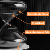 SWISSELITE Large Hourglass Sand Timer, 30 Minutes Sand Timer