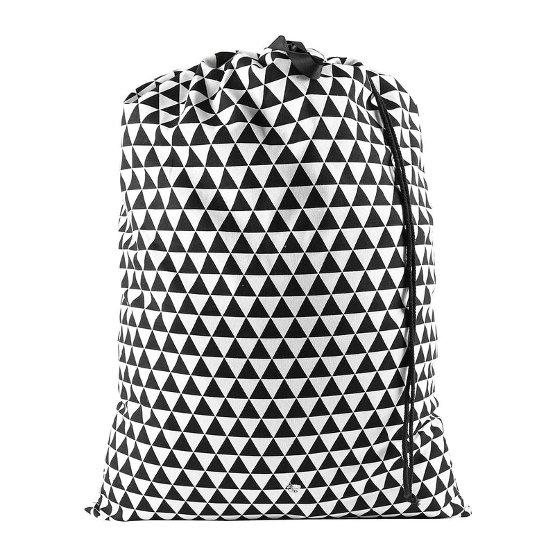 Heavy Duty Laundry Drawstring Bag with Strap