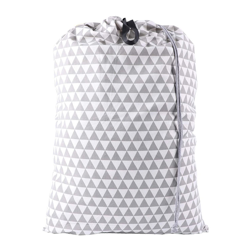 Heavy Duty Laundry Drawstring Bag with Strap
