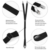 Shirt Stays for Men-Adjustable Elastic Shirt Garters Holder with Locking