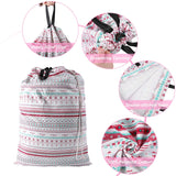 Heavy Duty Laundry Drawstring Bag with Strap