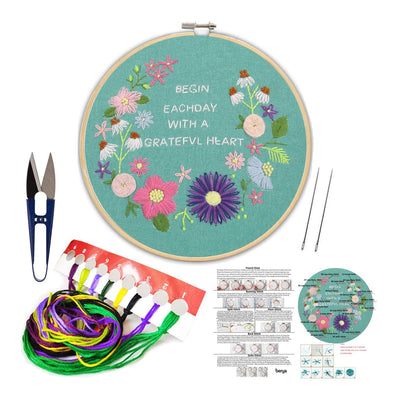 Handmade Embroidery Starter Kit Set