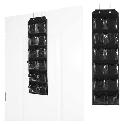 Over the Door Hanging Organizer with 12 Vinyl Pockets