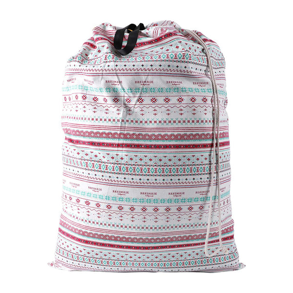 Heavy Duty Laundry Drawstring Bag with Strap