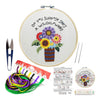 Embroidery Kit Including Embroidery Hoop
