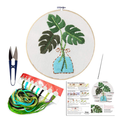 Embroidery Kit Including Embroidery Hoop