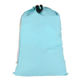 Heavy Duty Laundry Drawstring Bag with Strap