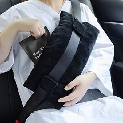 Seat Belt Pillow with Pocket