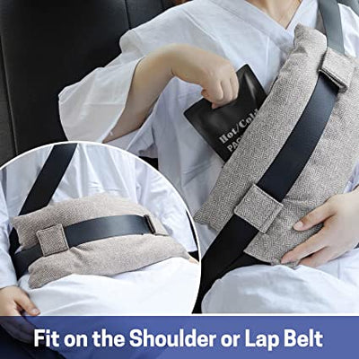 Seat Belt Pillow with Pocket