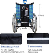 Wheelchair Oxygen Tank Holder with Buckles
